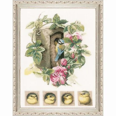 Vervaco® Birdhouse With Roses Counted Cross-Stitch Kit • $69.99