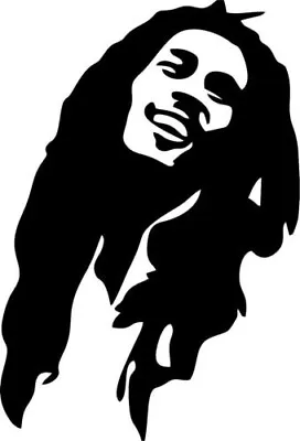 Bob Marley Car Vinyl Sticker Home Laptop Window 2pac Hip Hop Reggae Weed • $7.79