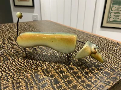 Accolay Studio Pottery 1960 Extremely Rare Dachshund Figure • £145