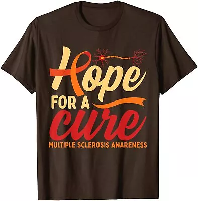 Hope For A Cure Ms Multiple Sclerosis Awareness Unisex T-Shirt • $19.99