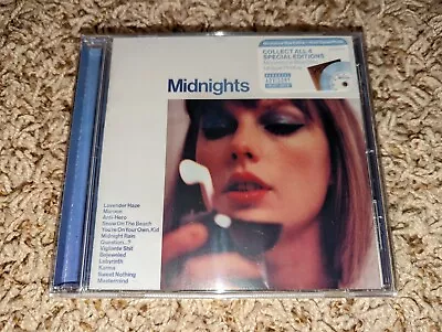 Taylor Swift SIGNED Midnights Moonstone Blue Eras CD Autographed Photo SEALED • $336.91