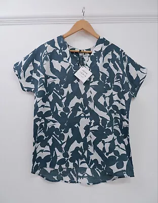 $56.62 • Buy John Lewis Womens Top Size 8 Green Short Sleeve Blouse BRAND NEW RRP £49