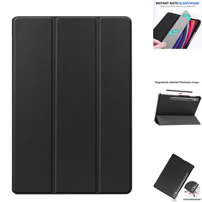 For Samsung Galaxy Tab S9 Ultra/S9+/S9/S9 FE Tablet Case Leather Auto Wake Cover • $17.99