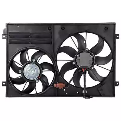 Radiator Cooling Fan Assembly Fits VW Golf Jetta Beetle 2.0L 2.5L 1K0959455N • $88.79