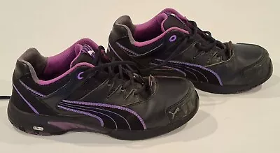 $89.90 • Buy Puma Stepper Women's Safety Shoes With Steel Toe Cap Purple 642887 - FAST POST