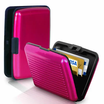 £3.99 • Buy RFID Block Aluminium Credit Card Holder Business Security Case Wallet Travel 