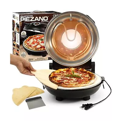 PIEZANO Crispy Crust Pizza Oven By Granitestone – Electric Pizza Oven Indo • $139.45