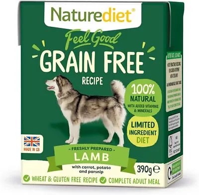 Naturediet - Feel Good Wet Dog Food Natural And Nutritionally Balanced Grain • £28.60