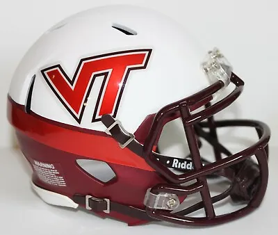 2015 Virginia Tech Hokies Custom Riddell Mini Helmet Vs Miami • $80