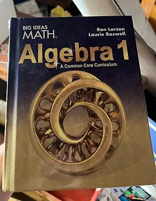 $9 • Buy BIG IDEAS MATH Algebra 1 By HOUGHTON MIFFLIN HARCOURT