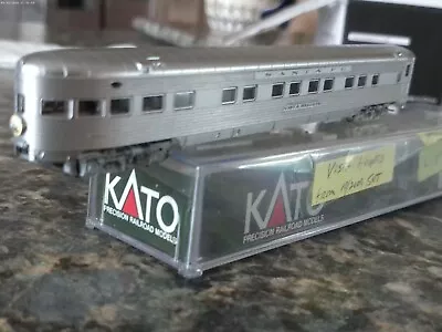 Kato N Scale Lighted Santa Fe Observation Car  Vista Heights W/Grand Canyon  Sig • $39.99