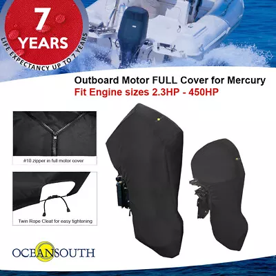 Oceansouth Full Cover For Mercury Outboard Motor Engine • $177.31