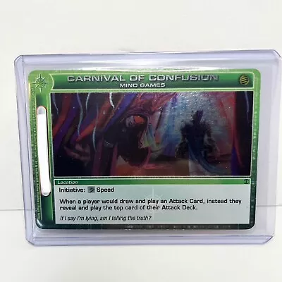 CARNIVAL OF CONFUSION Ultra Rare Foil First Edition Chaotic Card 89/100 • $12