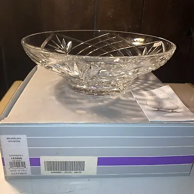 Marquis By Waterford Crystal LARGE 12 Maximilian Bowl 163806-Made In Italy W/Box • $39.99