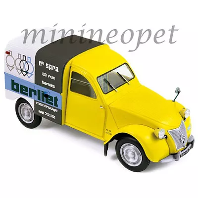 $61.30 • Buy Norev 181600 1956 Citroen 2cv Fourgonnette Assistance Berliet 1/18 Yellow