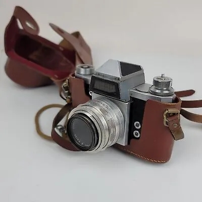 Vintage Praktica IV B & Meyer-Optik Gorlitz Primotar E 50mm F/3.5 Lens -UNTESTED • $148.77