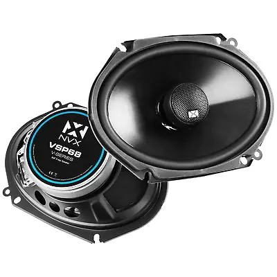 NVX VSP68 600W Peak (200W RMS) 6x8  / 5x7  V-Series 2-Way Coaxial Speakers • $89.99