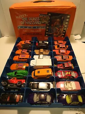 Vintage The Dukes Of Hazzard Ertl Diecast Car Lot Carrying Case General Lee 1:64 • $99.01