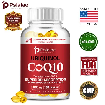 Ubiquinol CoQ10 100mg - Heart HealthIncreased Energy & EnduranceImmune Support • $14.11