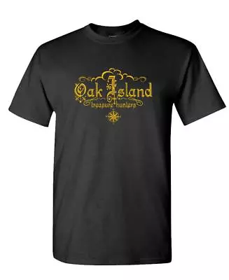 OAK ISLAND TREASURE Hunters - Unisex Cotton T-Shirt Tee Shirt • $14.99