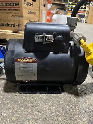 Baldor 2 HP Motor (Single Phase) (3450 RPM) (115/230 Volts) (25/12.5 AMP) (#3) • $60