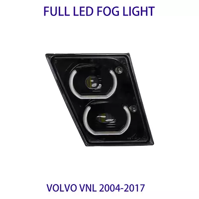 Volvo VNL Fog Light  Full LED Fog Lamps Black Housing Passenger Side 2004-2017 • $94.50