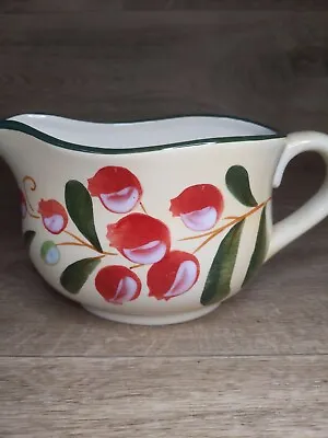 World Market Cherry Blossom Gravy Boat Pitcher Olive 6x4 • $16.14