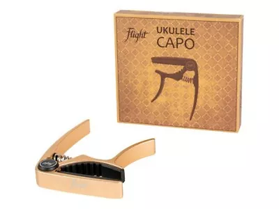 $14.95 • Buy Aluminium Ukulele Capo - Gold | Flight