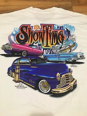 Vintage Lowrider 1996 DAYTON WIRE WHEELS It’s Show Time Lowrider Impala Car Show • $179.99