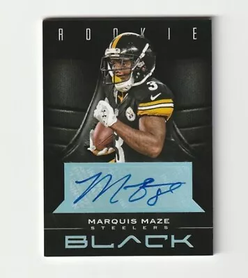 2012 Panini Black Rookie Signatures Auto /199 Marquis Maze #163 Rookie Auto RC • $9.99