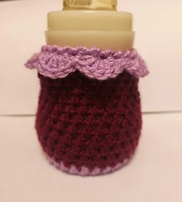 Handmade Crochet Baby Bottle COVER / PERSONALIZED  • £5.31