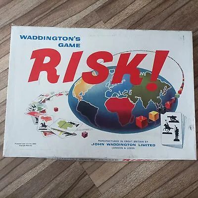 Vintage RISK! The World Conquest Game (1967) Waddington's Boardgame G+ • £19.99
