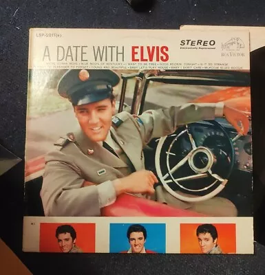 A Date With Elvis Elvis Presley Canada Vinyl LP Album Record • $17.41