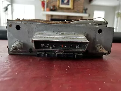 $24.99 • Buy Vtg Indash Gm Radio Dash Chevy Delco Am 1950s 1960s Bel Air Impala Bow Tie