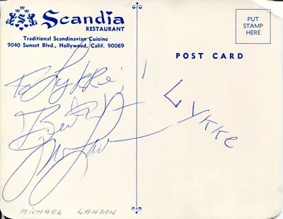 Michael Landon Little House On The Prairie Bonanza Signed Autograph BAS Beckett • $349.99