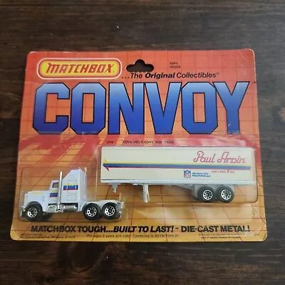☆ 1992 Matchbox Convoy Kenworth Aerodyne / Paul Arpin Van Lines ☆ • $9.99
