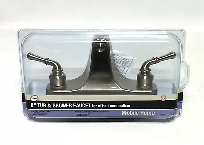 DANCO TUB/SHOWER FAUCET NICKEL 10885 For RV & MOBILE HOME 8  Off Set Connection • $43