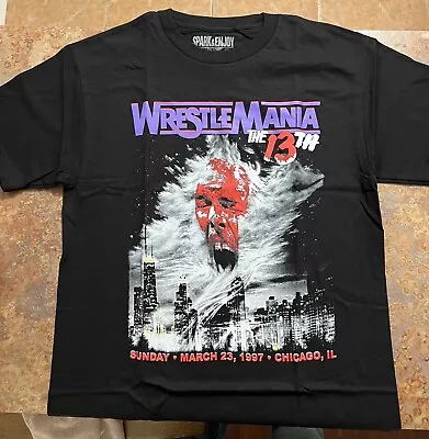 WWF WrestleMania 13 Medium Shirt Stone Cold Steve Austin Bret Hitman Hart WWE • $150