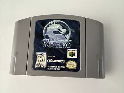 Mortal Kombat Mythologies Sub-Zero Nintendo 64 N64 Original Game | 1997 • $25