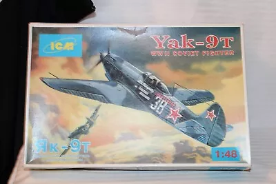 1/48 Scale ICM Yak-9T Airplane Model Kit #48012 BN Open Box • $33.75