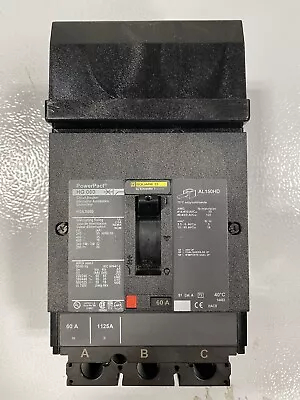 Square D HGA36060 3 Pole 60 Amp 600V PowerPact Circuit Breaker New Without Box • $400