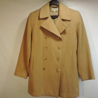 $39.99 • Buy Trendy Camel Hair Wool Tan Women's Size 6 Coat Amber Nippon Vintage