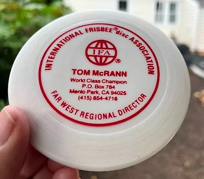 (Vintage) Tom McRann New MINI Disc Golf Frisbee #550  (Free Innova Pin) Wham-O • $35