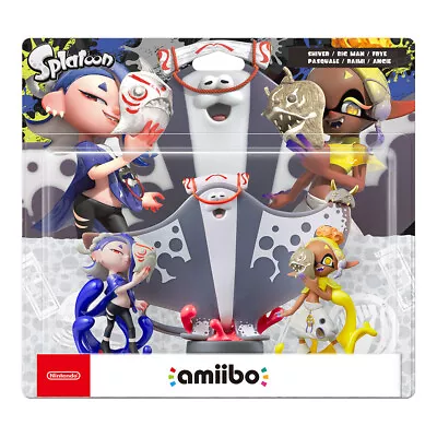 Splatoon 3 Deep Cut Set Amiibo Triple Pack (Shiver Frye And Big Man) • $73.95