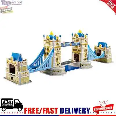 Paper London Bridge Model Puzzle 3D DIY Jigsaw Children Educational Toys • £6.74