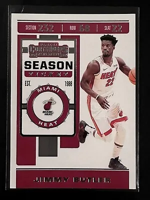 2019-20 Contenders Season Ticket Base #44 Jimmy Butler - Miami Heat • $1.99