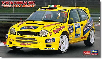 Hasegawa 1/24 TOYOTA COROLLA WRC 2003 RALLY MONZA Model Kit 20686 • $39.36