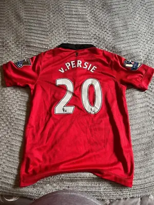 Manchester United Van Persie Jersey W/ 12/13 Championship Patch Nike • $40
