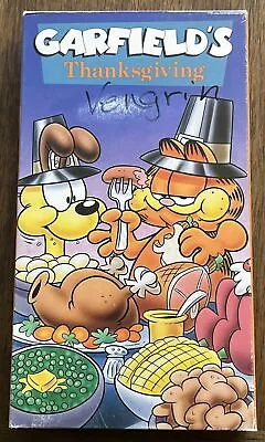 Garfield's Thanksgiving VHS 1989 CBS Video/Fox Video GOOD Holiday Special • $14.99
