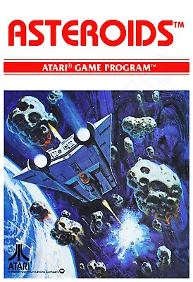 Atari Asteroids Video Game 1979 - Cool Vintage Poster • $19.95